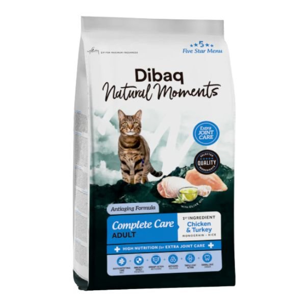 Pienso Dibaq Natural Moments 5 Stars Complete Care – saco para gatos adultos