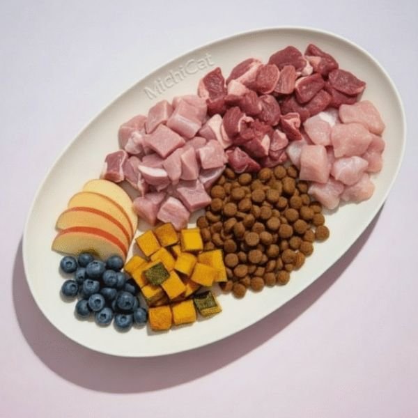 Ingredientes naturales Dibaq Sense Cat Turkey & Duck – pavo, pato, frutas y verduras