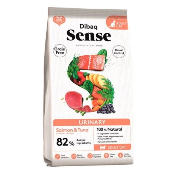 Pienso Dibaq Sense Cat Salmon & Tuna para gatos – saco Grain Free natural 1,5 kg