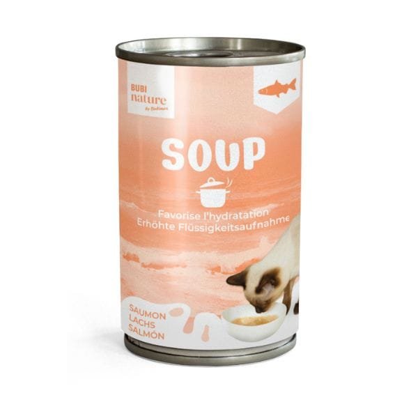 Comida húmeda para gatos - Sopa de Salmón "BUBI nature by Bubimex".