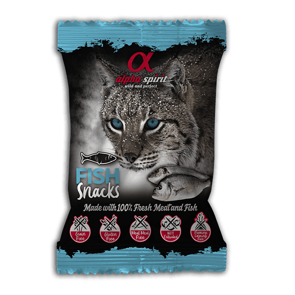 Alpha Spirit Snack de Pescado para Gatos 50g