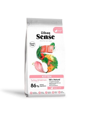 Dibaq Sense Grain Free Kitten - pienso natural para gatitos, imagen 1
