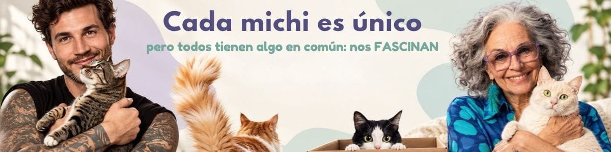 Personas con sus gatos. Cada michi es único, pero todos tienen algo en común: nos fascinan.
